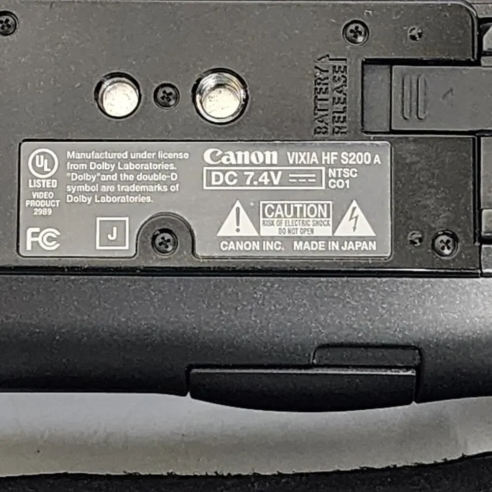 Canon VIXIA HF S200 Flash Memory Camcorder - Renewed